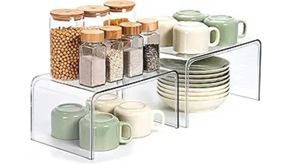 kitchen storage shelf set