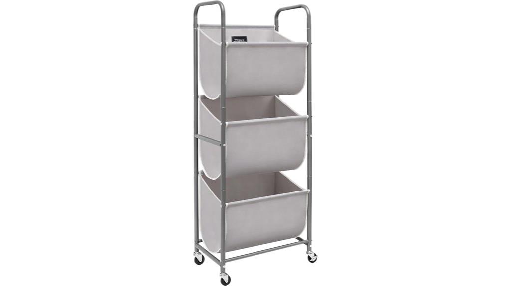 large 120l laundry hamper