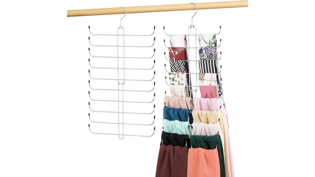 large capacity scarf organizer