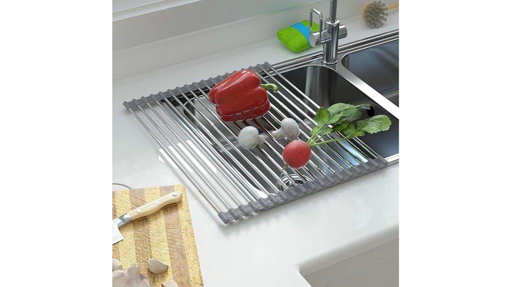 large expandable dish rack