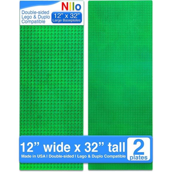 NILO Large Green Building Plates 2-Pack