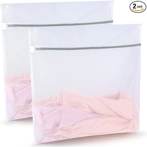 Tenn Well Large Honeycomb Mesh Laundry Bags (2 Pack)