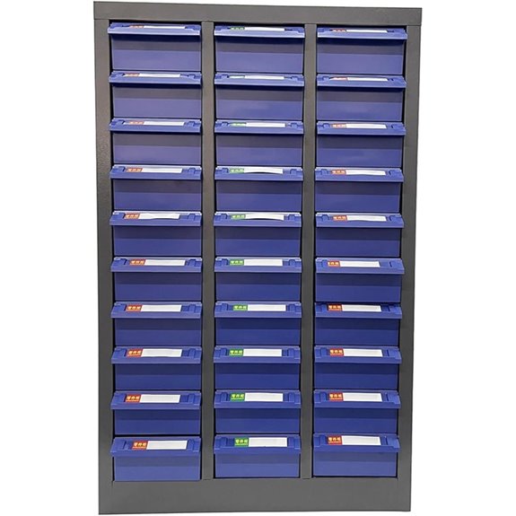 Parts Cabinet with 30 Large Drawers Tool & Office Supplies Storage Cabinet