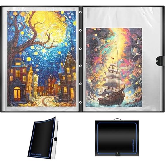 ALL4JIG Large Puzzle Storage Folder Organizer