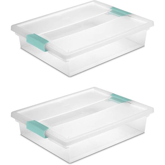 Sterilite Large Clip Box Set with Aquarium Latches