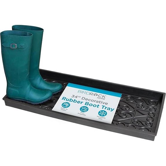 BirdRock Home Waterproof Rubber Boot Tray (34 inch)