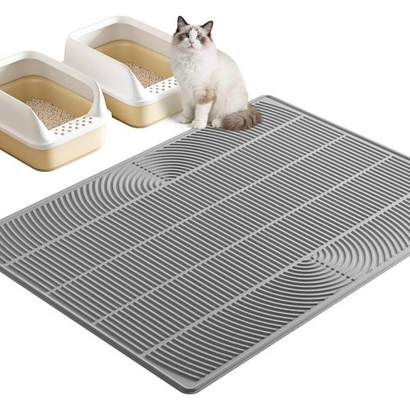 TRZZ XXL Cat Litter Mat Waterproof & Non-Slip