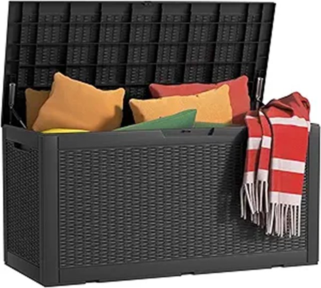 EasyUp 120 Gallon Waterproof Outdoor Storage Box