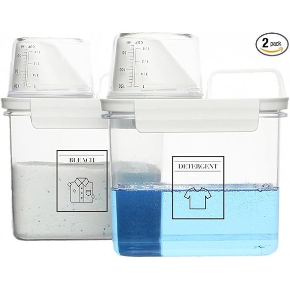 Laundry Detergent Dispenser Set for Laundry Room