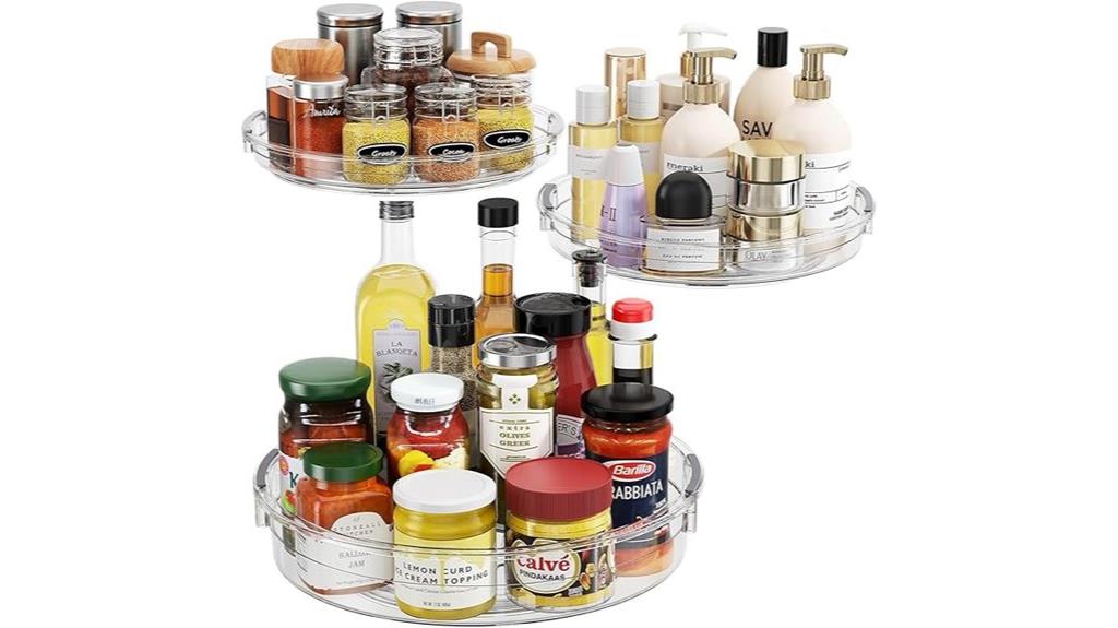 lazy susan cabinet organizer