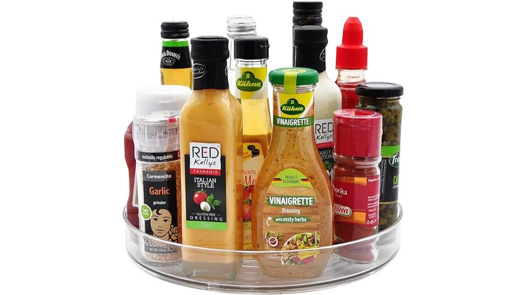 lazy susan turntable organizer