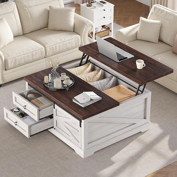 Itaar Lift Top Coffee Table with Storage