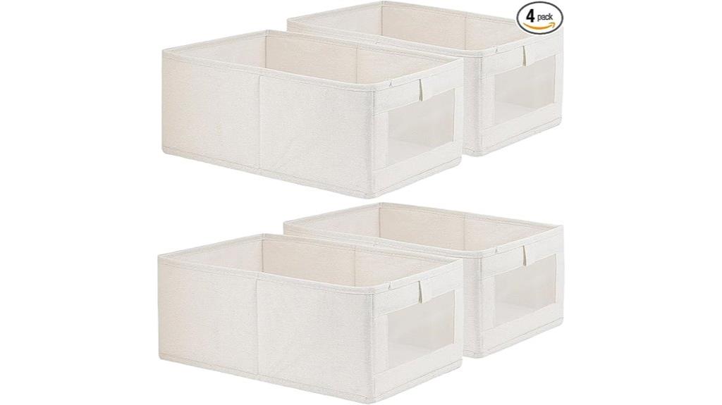 linen storage bin set