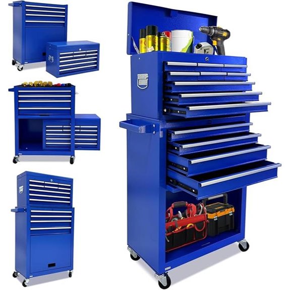 13-Drawer Rolling Tool Chest with Lock