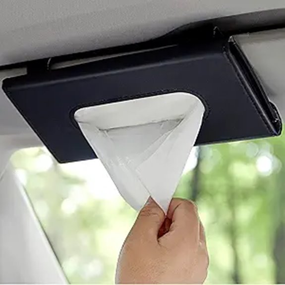 Car Tissue Holder in Premium PU Leather