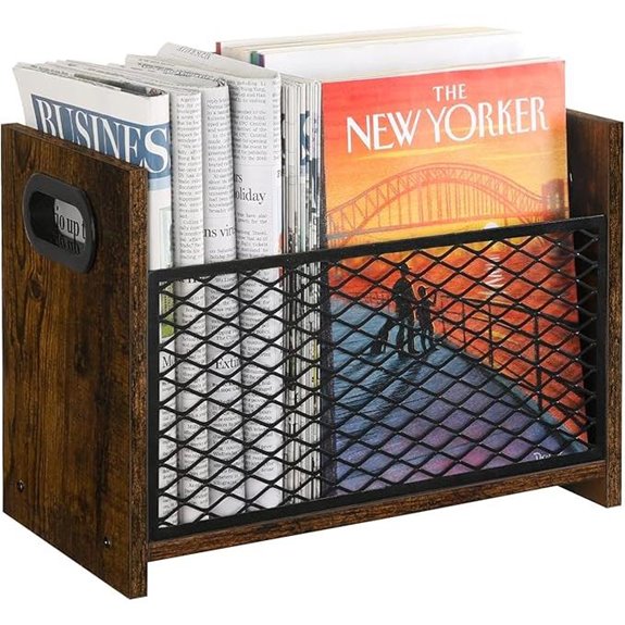 YINMIT Magazine Holder and Storage Basket