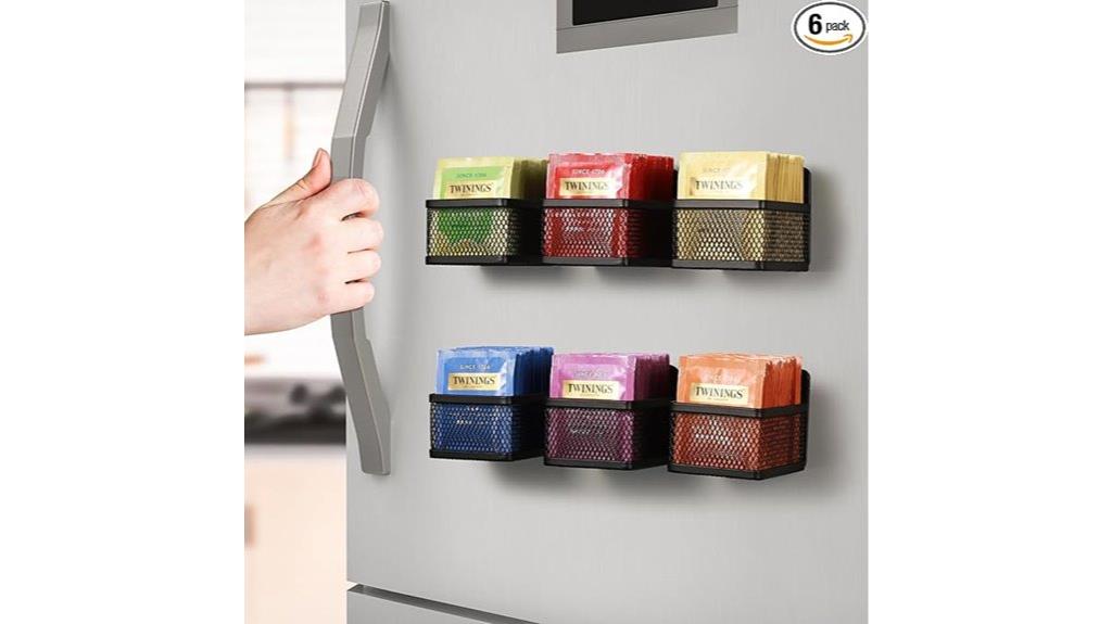 magnetic metal tea storage