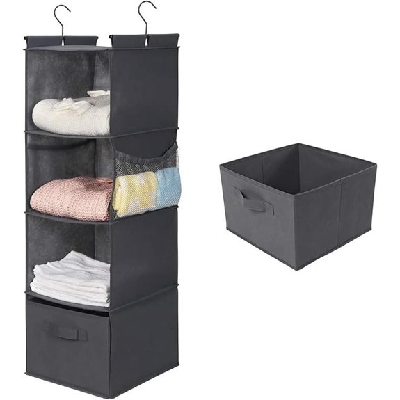 MAX Houser Hanging Closet Organizer with Pockets