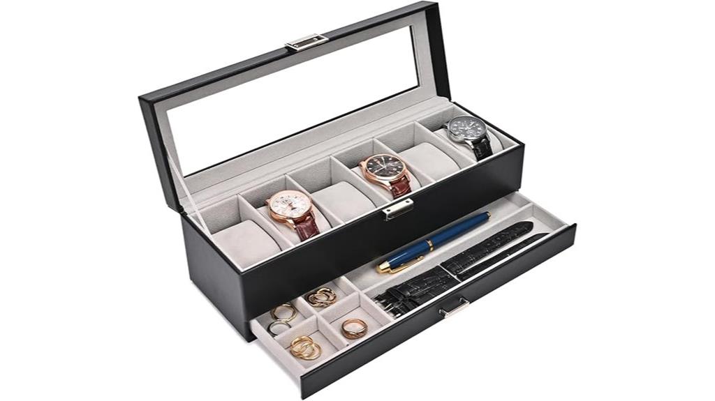 men s watch storage organizer
