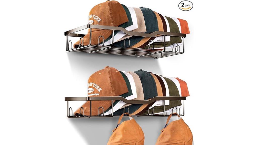 metal hat rack set