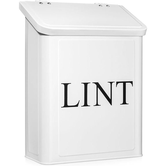 Calindiana Metal Magnetic Laundry Bin with Lid