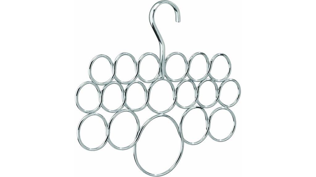 metal loop scarf hanger