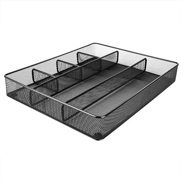 Amazon Basics Metal Mesh Desk Organizer