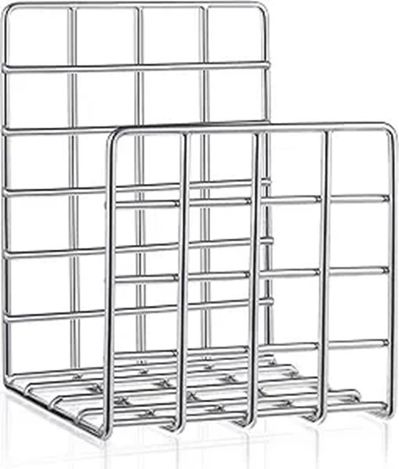 Metal Vinyl Record Magazine Rack Organizer