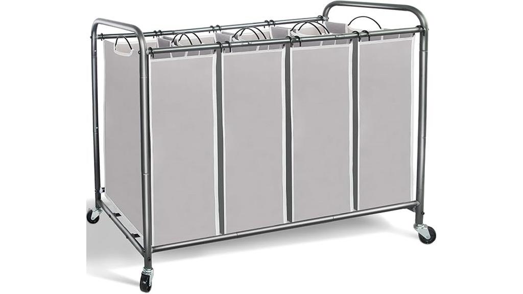 mobile laundry sorting cart