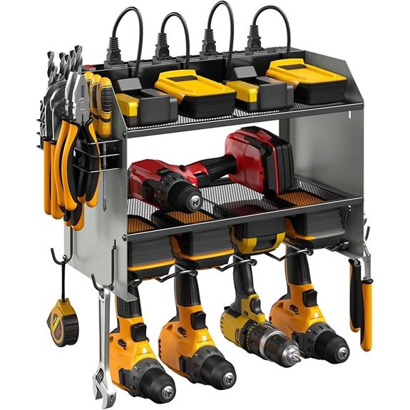 CCCEI Modular Power Tool Organizer with Charging Station