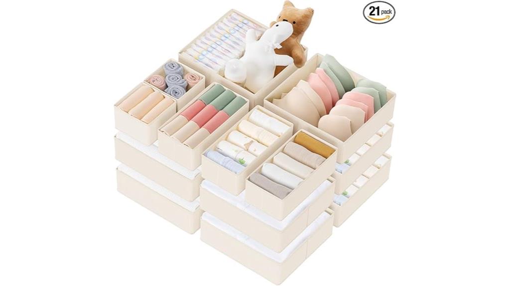 multiple drawer organizer sets