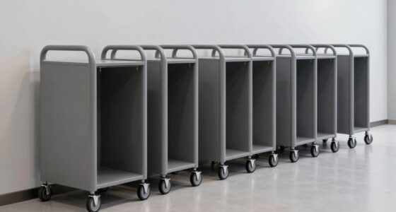 narrow space rolling carts