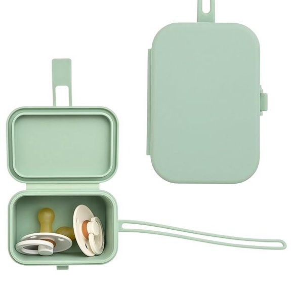 Baby's Aid Silicone Pacifier Case with Sealed Closure