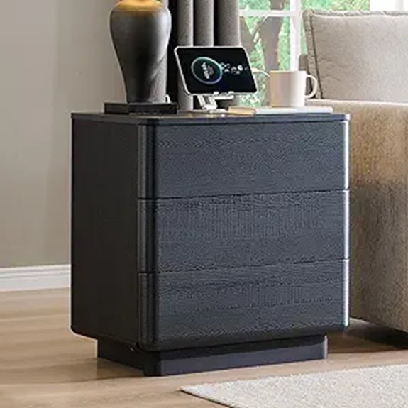 JXQTLINGMU 22 Nightstand with Charging Station