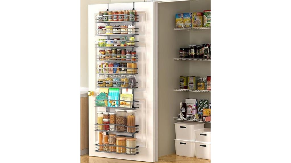 nine tier door pantry organizer