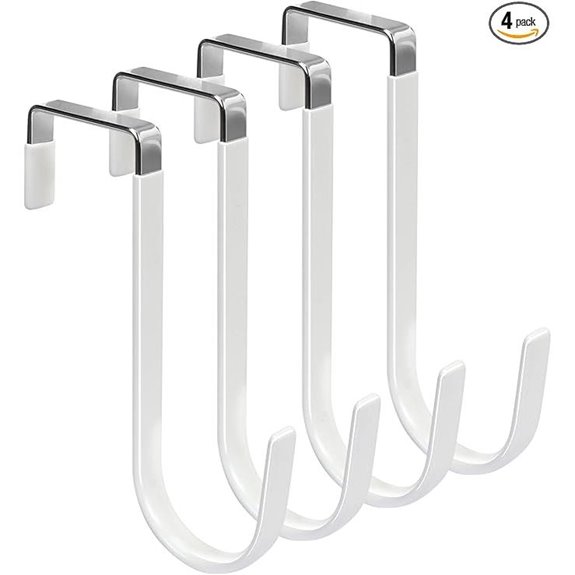 FYY Over-the-Door Hooks 4-Pack Organizer