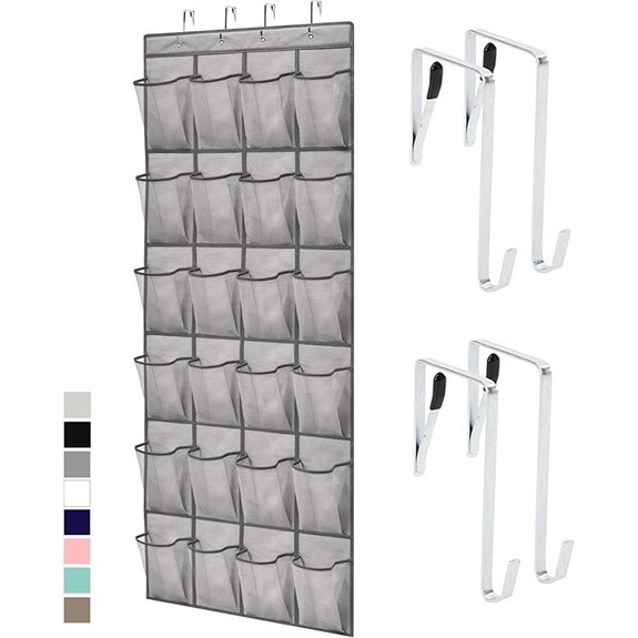 GORILLA GRIP Over-the-Door Shoe Organizer 24 Pockets