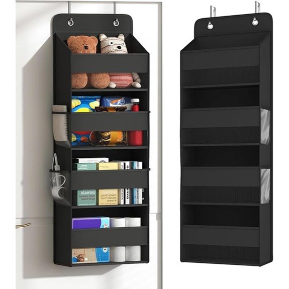 4-Tier Over-the-Door Organizer with Pockets