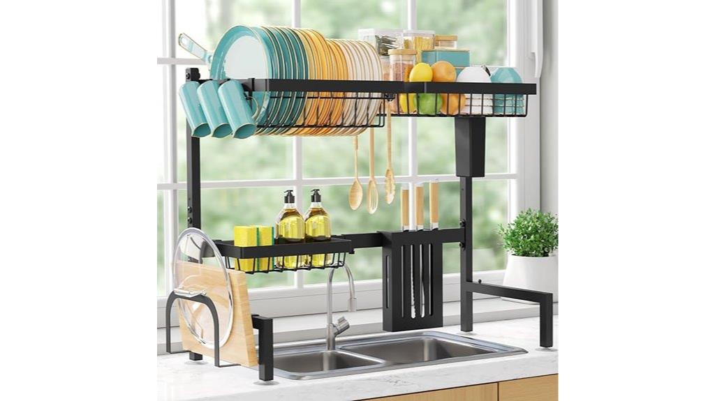 over the sink drying rack