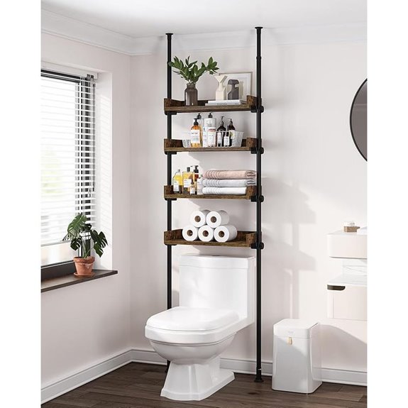 ALLZONE Over-The-Toilet Bathroom Storage Organizer