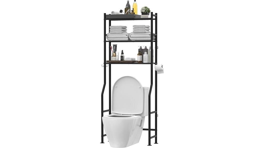 over toilet storage shelf