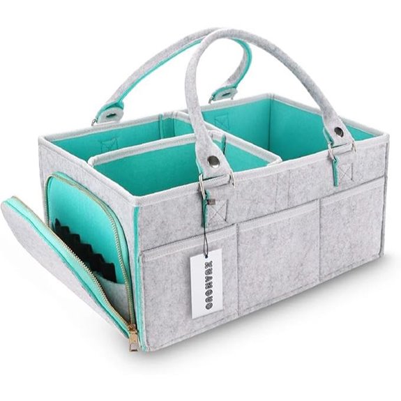 Baby Diaper Caddy Organizer for Nursery and Travel