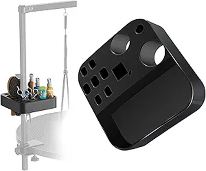 Portable pet Grooming Tools Holder for Dog Grooming Table and arm