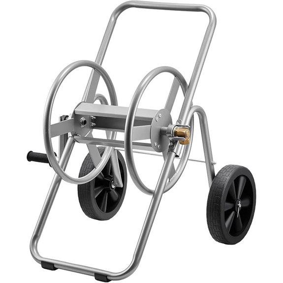 VEVOR Hose Reel Cart with Wheels and Storage