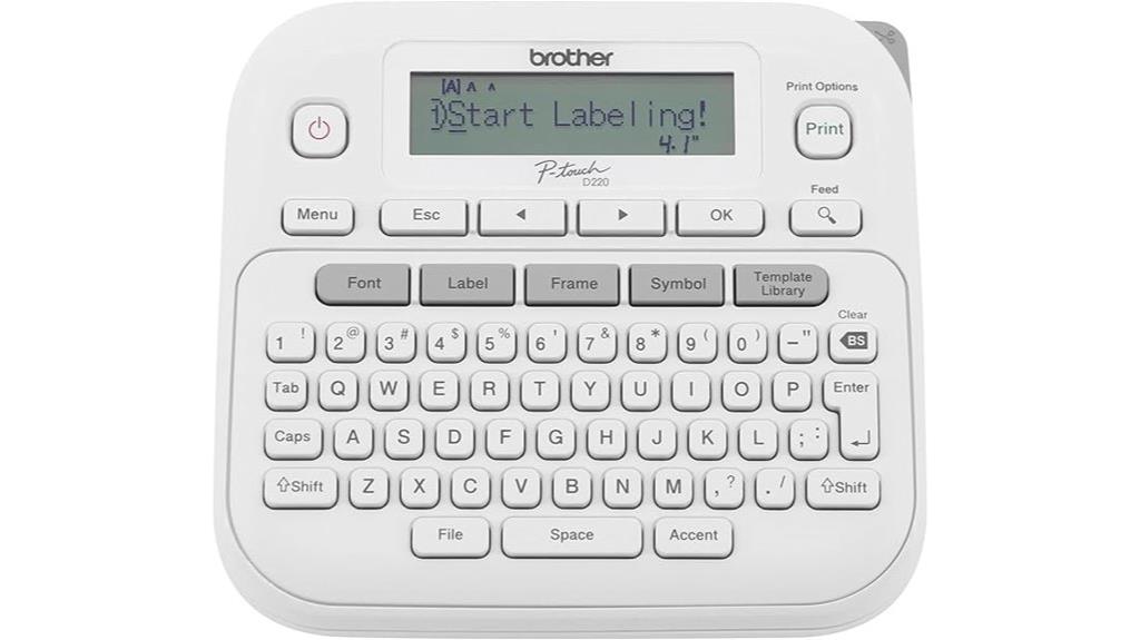 portable label maker device