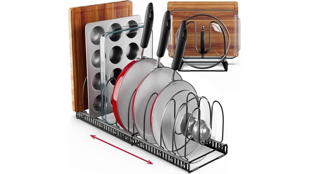 pot pan lid organizer