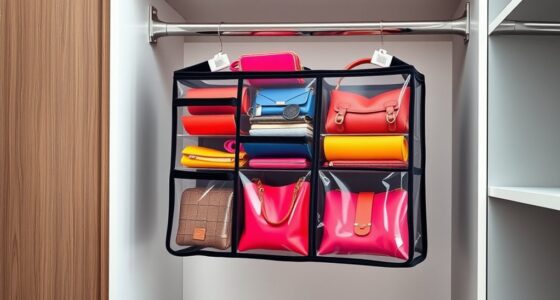 purse organizers for closets