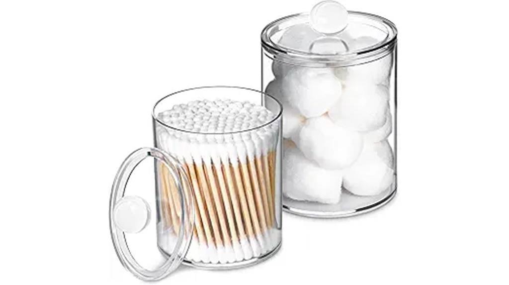 qtip storage canister set