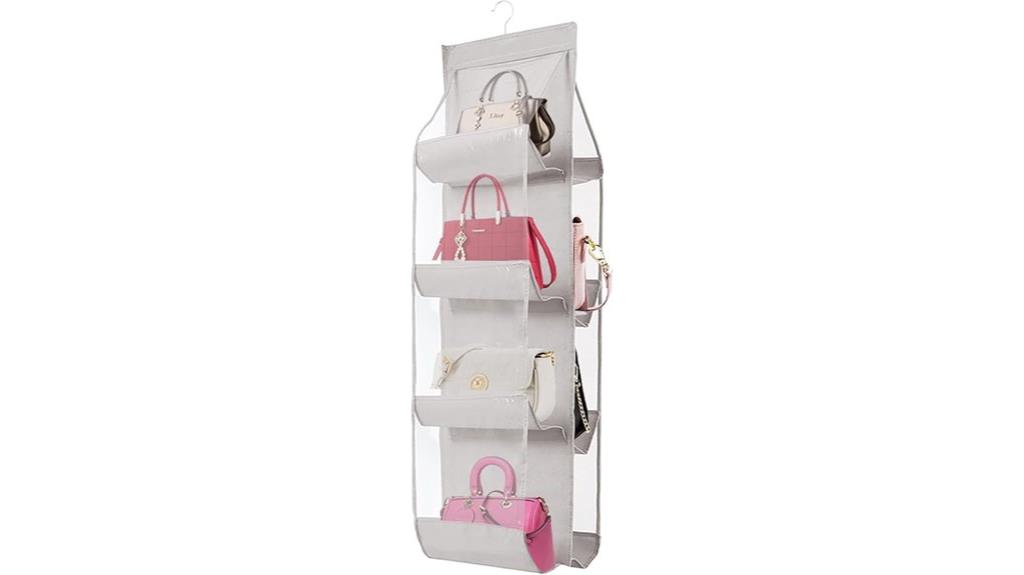 rainbow handbag organizer