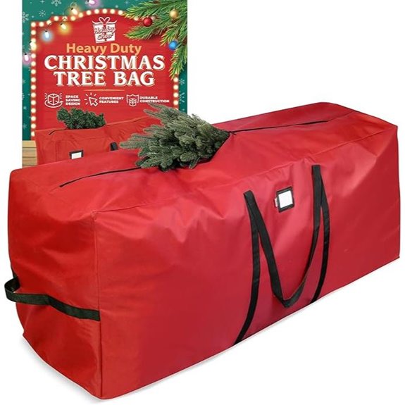 Holiday Cheer Christmas Tree Storage Bag (Red)